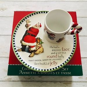 Hallmark ‘Twas The Night Before Christmas Cookie Plate & Mug Set